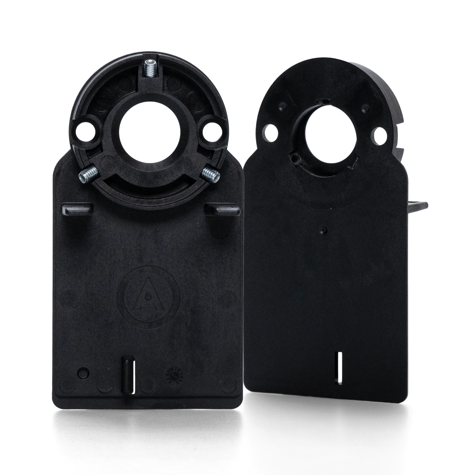 Mounting plate A Swiss round cylinder incl. screw