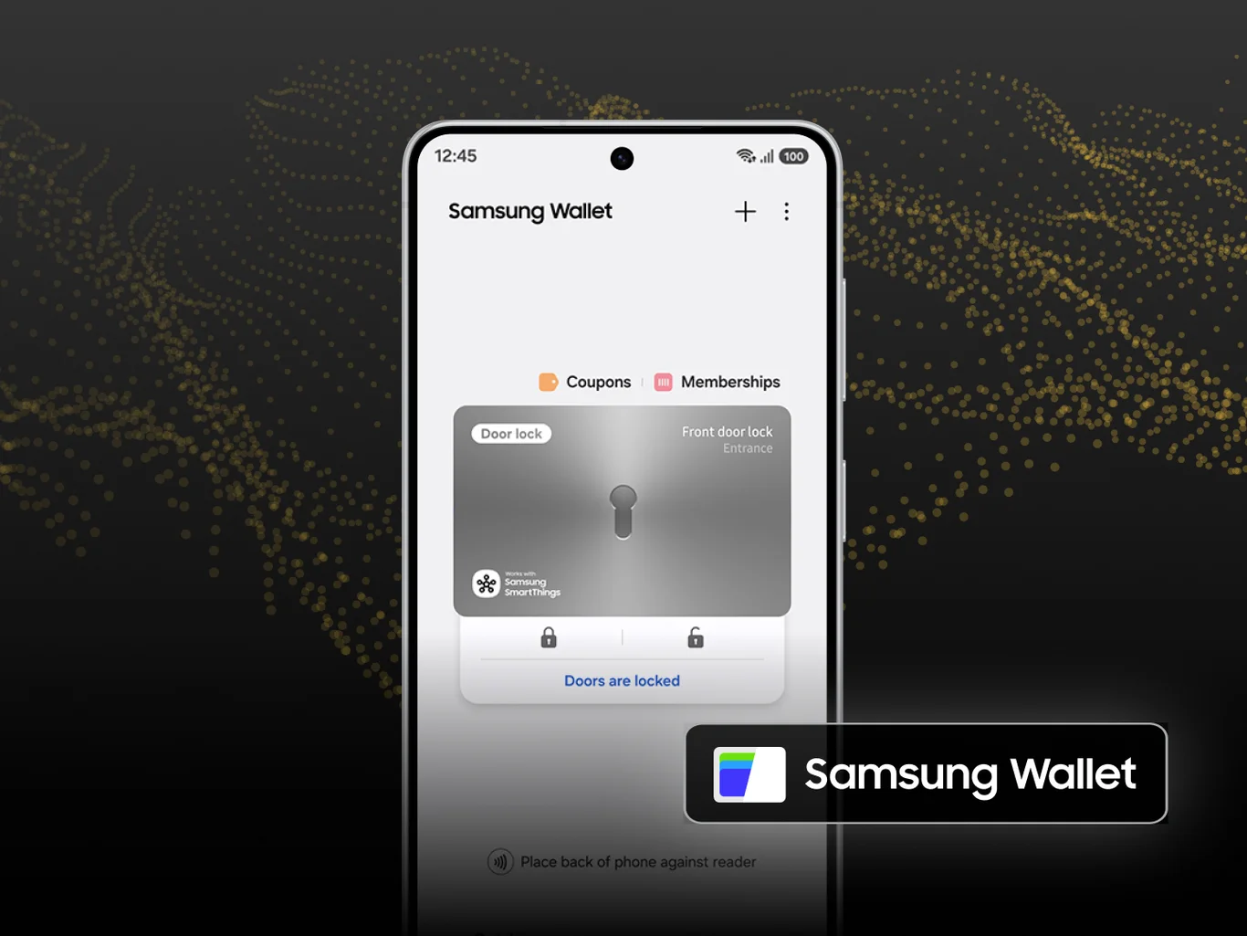 Nuki Tap to Unlock via NFC works with Samsung Wallet Digital Home Key with the Samsung Galaxy smartphone.